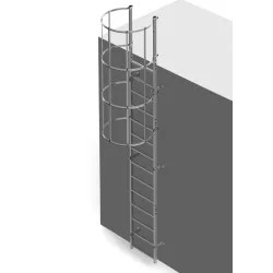 Fluchtleiter aus Stahl PAKET 3-4 M