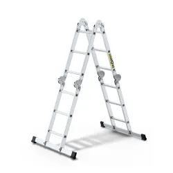 PRO-Aluminiumleiter PRO 4X3 Sprossen 150 Kg Universal mit Podest