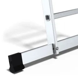 PRO-Aluminiumleiter PRO 4X3 Sprossen 150 Kg Universal mit Podest