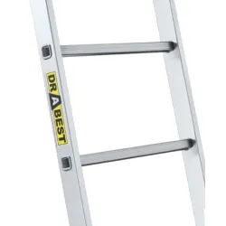 PRO-ALUMINIUM-ANLEGELEITER 16 SPROSSEN 150 KG PRO-ALUMINIUM-ANLEGELEITER 16 SPROSSEN 150 KG