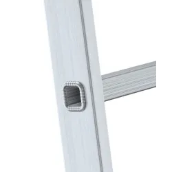 PRO-Aluminium-Anlegeleiter 7 Sprossen 150 Kg