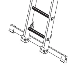 ALUMINIUM-STABILISATOR FÜR SCHMALES SEGMENT DER 3-TEILIGEN LEITER 3X12-3X16 900 MM