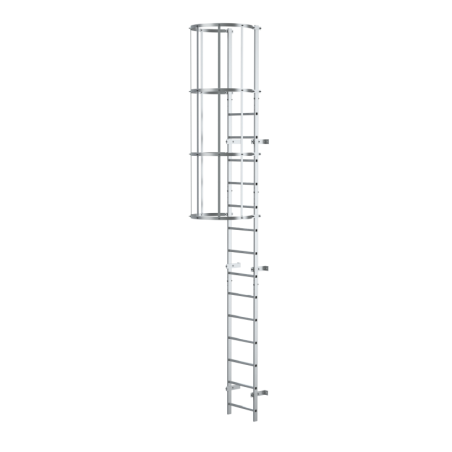 Fluchtleiter aus Stahl PAKET 3-4 M