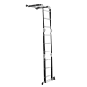 Universelle Heimleiter aus Aluminium und Stahl mit Plattform 125 kg