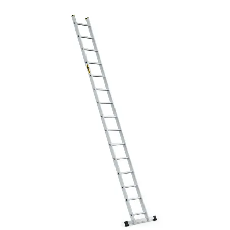 PRO-Aluminium-Anlegeleiter 15 Sprossen 150 Kg