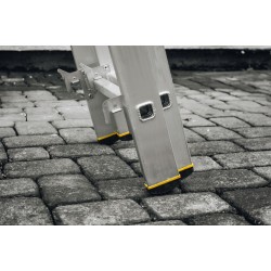 Fußkappen für Industrieleleitern mit Gummi 2x 82x25mm Fußkappen für Industrieleleitern mit Gummi 2x 82x25mm