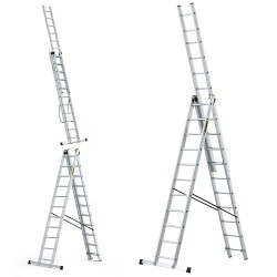Drabina aluminiowa wielofunkcyjna 3x11-150 kg PRO