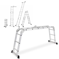 Die universelle Aluminiumleiter HOME, 4x3 Sprossen, 125 kg