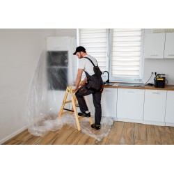 PRO-Holzleiter 3 Stufen 150 Kg Malerleiter