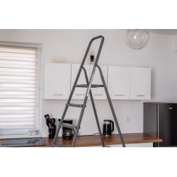 HOME-Stahlleiter 8 Stufen 125 Kg