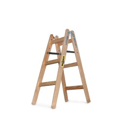 PRO-Holzleiter 3 Stufen 150 Kg Malerleiter