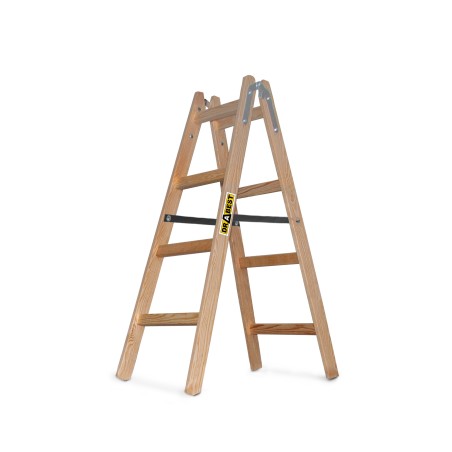 PRO-Holzleiter 4 Stufen 150 Kg Malerleiter