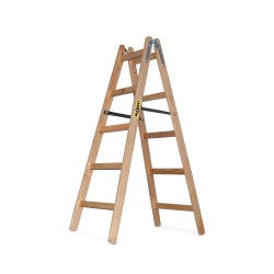PRO-Holzleiter 5 Stufen 150 Kg Malerleiter