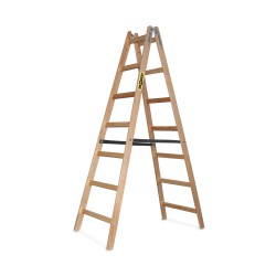 PRO-Holzleiter 7 Stufen 150 Kg Malerleiter