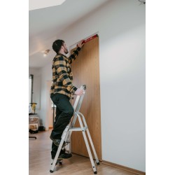 HOME-Aluminiumleiter 3 Stufen 125 Kg HOME-Aluminiumleiter 3 Stufen 125 Kg