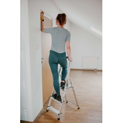 HOME-Aluminiumleiter 3 Stufen 125 Kg HOME-Aluminiumleiter 3 Stufen 125 Kg