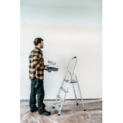 HOME-ALUMINIUM LEITER 4 STUFEN 125 KG