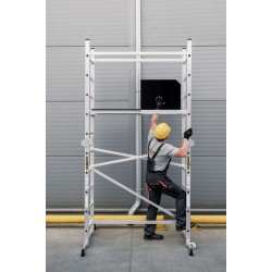 Mobiles Aluminiumleitergerüst IKAR