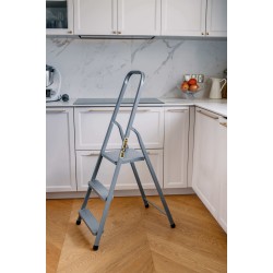 HOME-Stahlleiter 3 Stufen 125 Kg HOME-Stahlleiter 3 Stufen 125 Kg