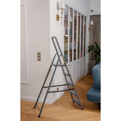 HOME-Stahlleiter 5 Stufen 125 Kg HOME-Stahlleiter 5 Stufen 125 Kg
