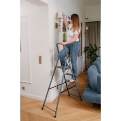 HOME-Stahlleiter 5 Stufen 125 Kg HOME-Stahlleiter 5 Stufen 125 Kg