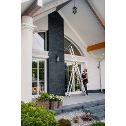 MAX-Aluminiumleiter 3-teilig 3X7 Sprossen 150 Kg