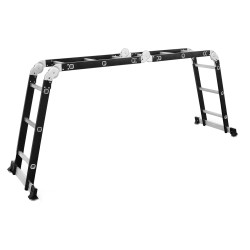 Multifunktionale Universalleiter klappbar 4x3 Sprossen