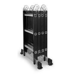 Multifunktionale Universalleiter klappbar 4x3 Sprossen