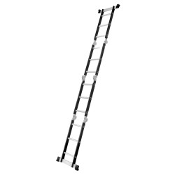 Universelle Heimleiter aus Aluminium und Stahl mit Plattform 125 kg