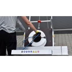 Schrägaufzug mit Wagen für Photovoltaik-Module