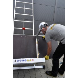 Schrägaufzug mit Wagen für Photovoltaik-Module