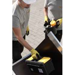 Leiterwinde mit Transportwagen