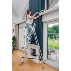 HOME-ALUMINIUMLEITER 8 STUFEN 125 KG