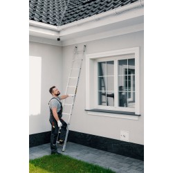 PRO-Aluminium-Anlegeleiter 11 Sprossen 150 Kg