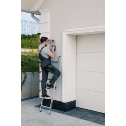 PRO-Alumnium-Anlegeleiter 6 Sprossen 150 Kg