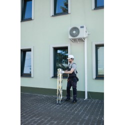 PRO-Aluminiumleiter zweiseitig 6 Stufen 150 Kg