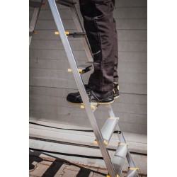PRO-Aluminiumleiter zweiseitig 8 Stufen 150 Kg