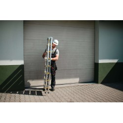 PRO-Aluminiumleiter zweiseitig 8 Stufen 150 Kg